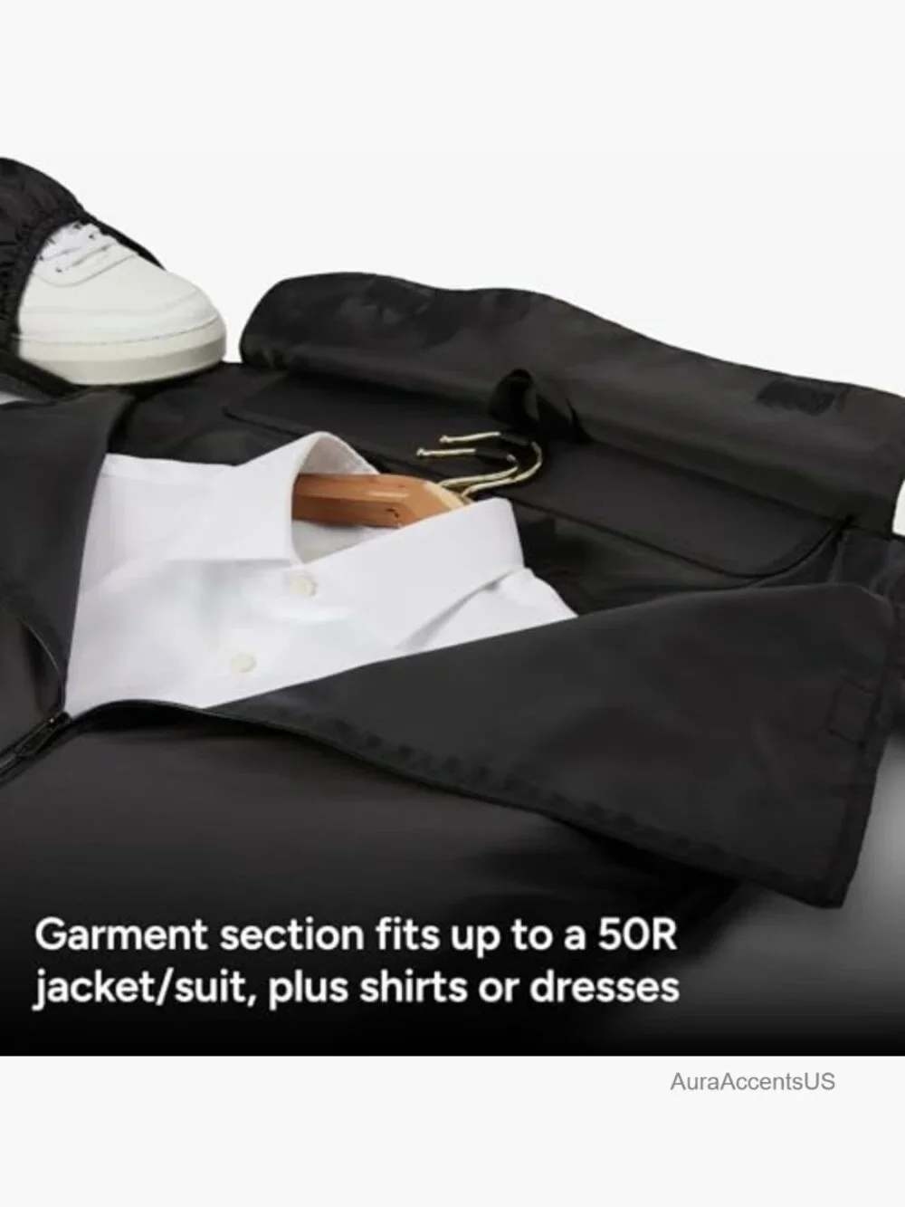 2-in-1 Convertible Garment Duffel Weekender Bag 45L Carry-On Travel